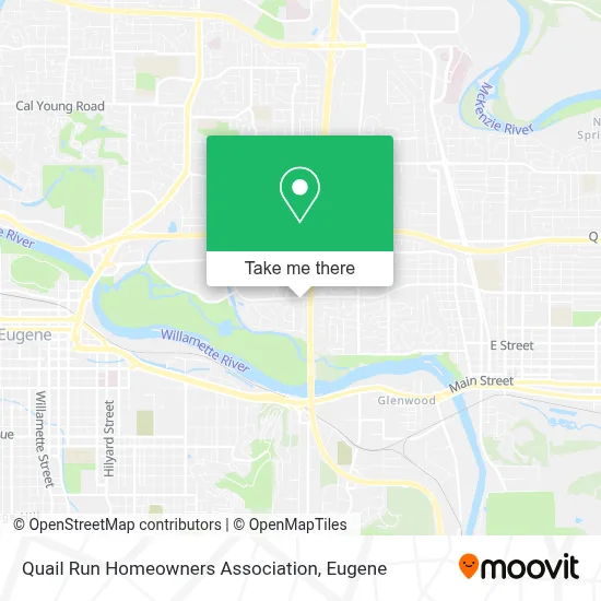 Quail Run Homeowners Association map