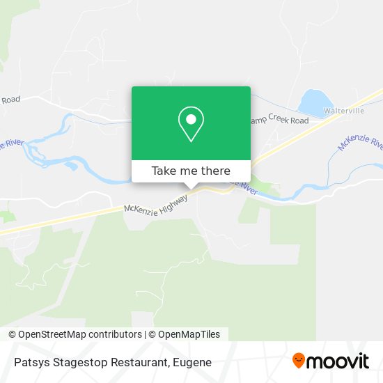 Mapa de Patsys Stagestop Restaurant