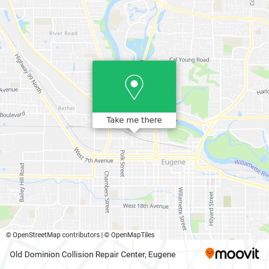 Mapa de Old Dominion Collision Repair Center