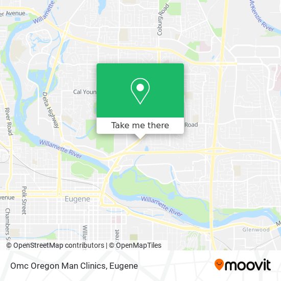 Mapa de Omc Oregon Man Clinics