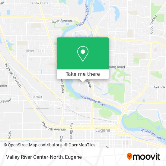 Valley River Center-North map