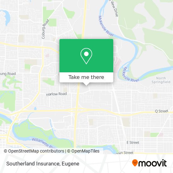 Southerland Insurance map