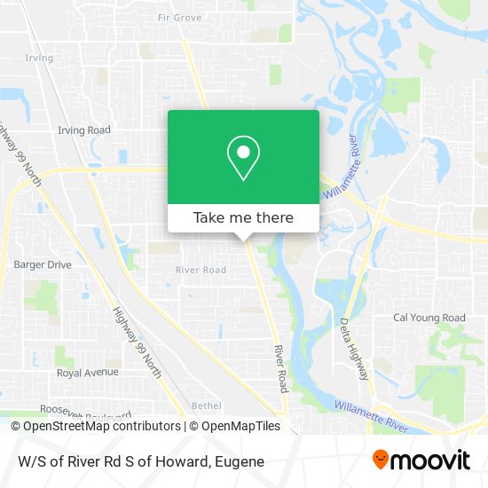 Mapa de W/S of River Rd S of Howard
