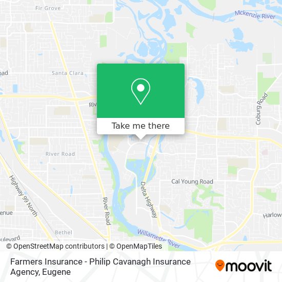 Farmers Insurance - Philip Cavanagh Insurance Agency map