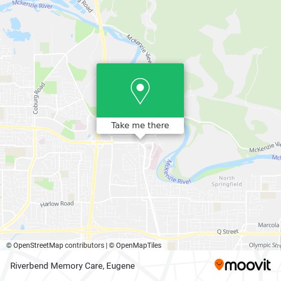 Riverbend Memory Care map