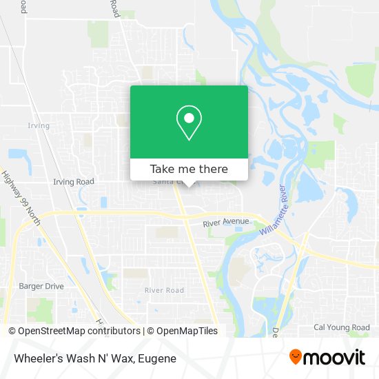 Wheeler's Wash N' Wax map