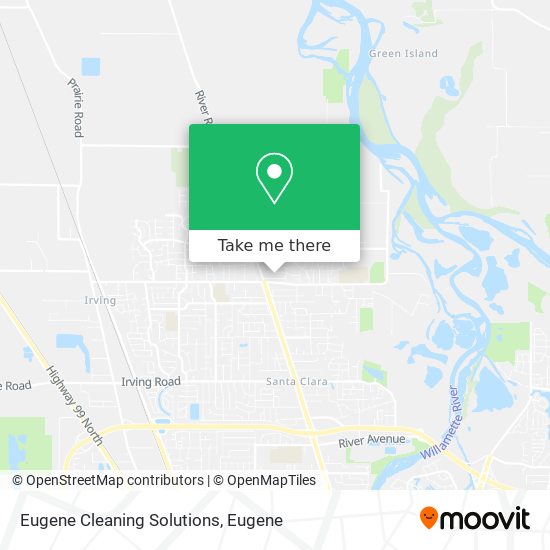 Mapa de Eugene Cleaning Solutions