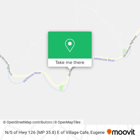 Mapa de N / S of Hwy 126 (MP 35.8) E of Village Cafe