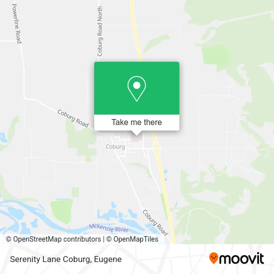Mapa de Serenity Lane Coburg