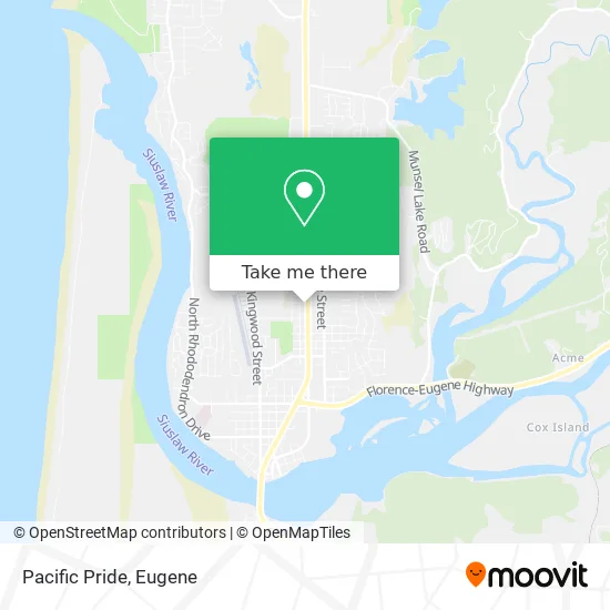 Mapa de Pacific Pride