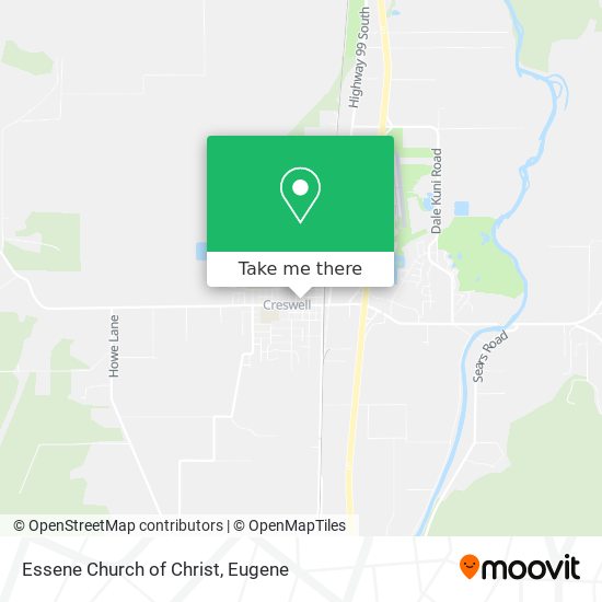 Essene Church of Christ map