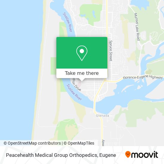 Peacehealth Medical Group Orthopedics map