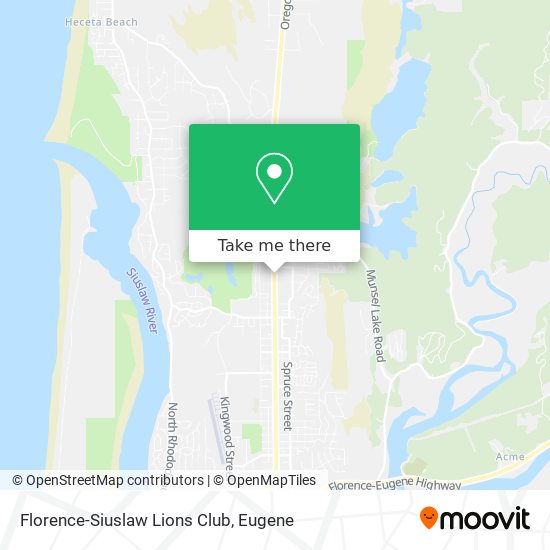 Mapa de Florence-Siuslaw Lions Club