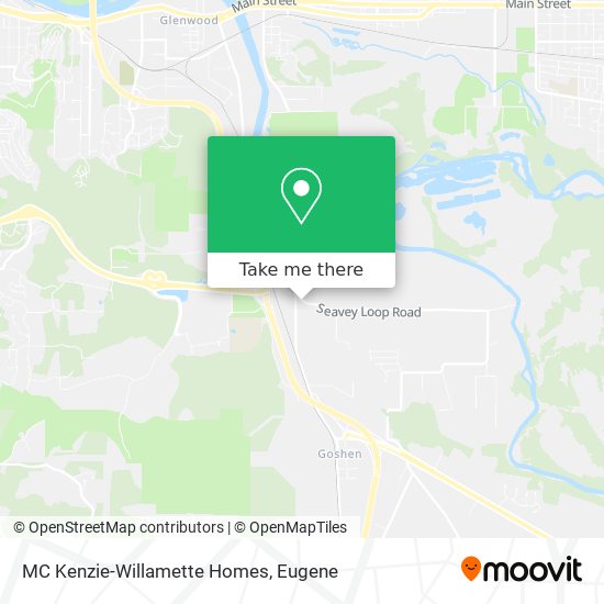 MC Kenzie-Willamette Homes map