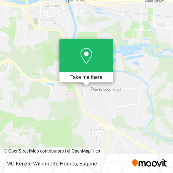 Mapa de MC Kenzie-Willamette Homes