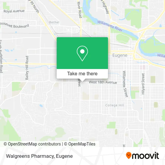 Mapa de Walgreens Pharmacy