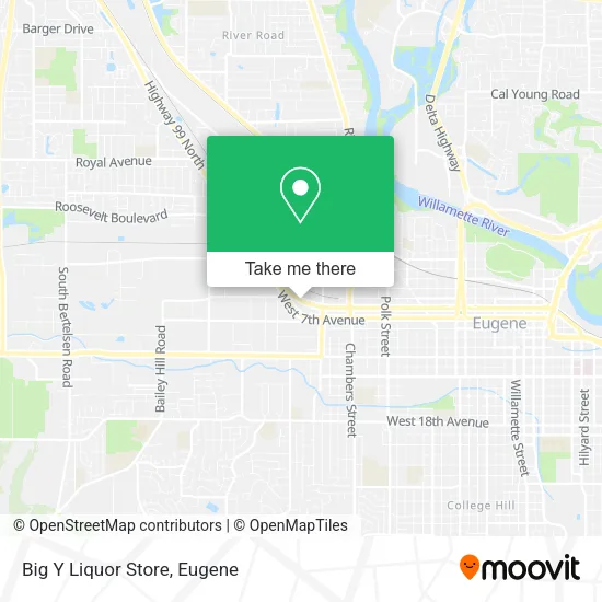 Mapa de Big Y Liquor Store