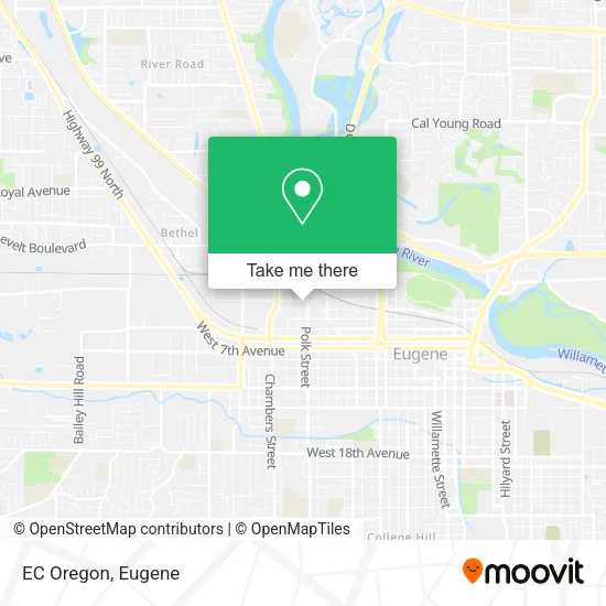 EC Oregon map
