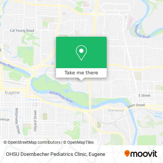 Mapa de OHSU Doernbecher Pediatrics Clinic
