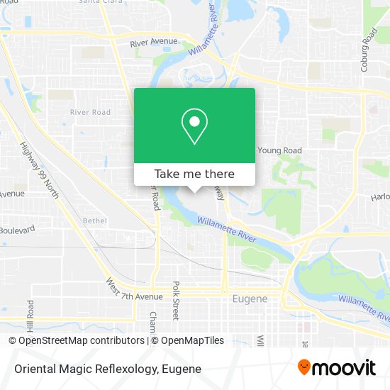 Oriental Magic Reflexology map