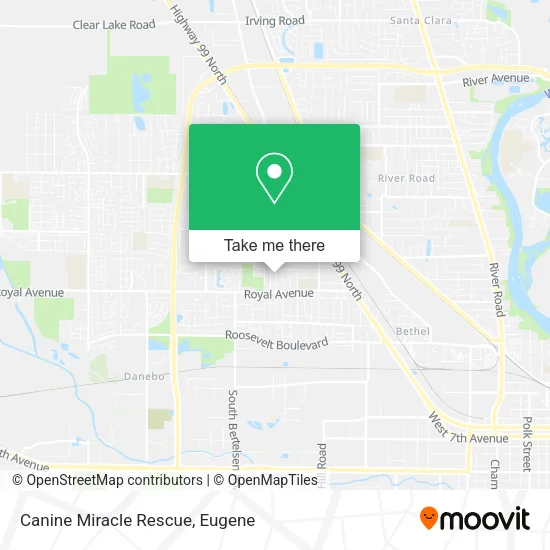 Canine Miracle Rescue map
