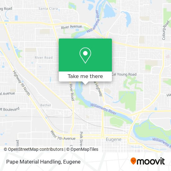 Pape Material Handling map