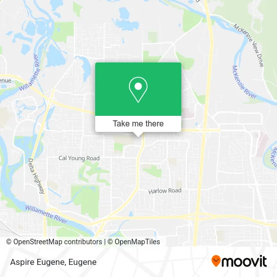 Mapa de Aspire Eugene