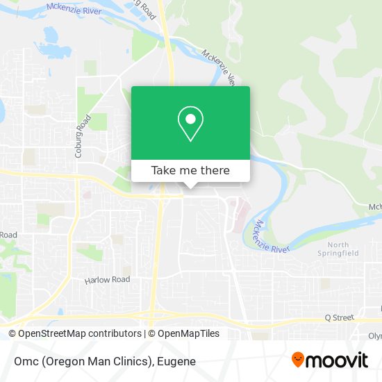 Omc (Oregon Man Clinics) map