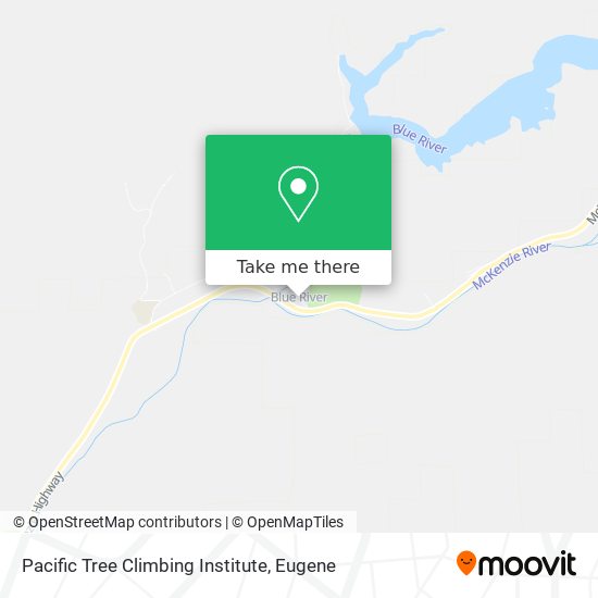 Mapa de Pacific Tree Climbing Institute