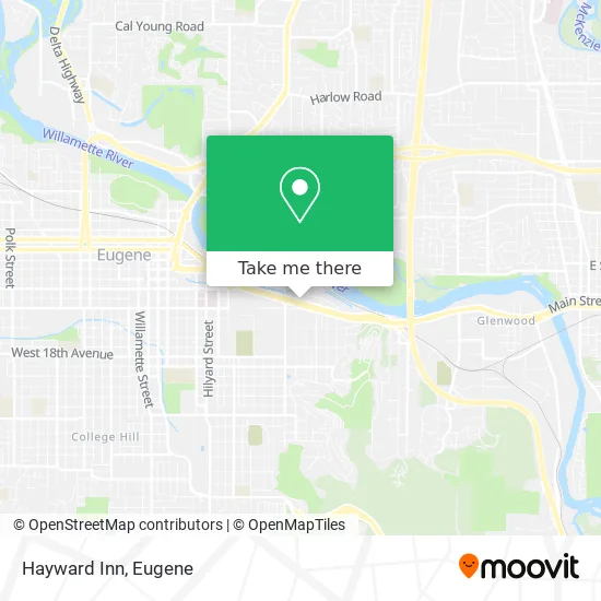 Mapa de Hayward Inn