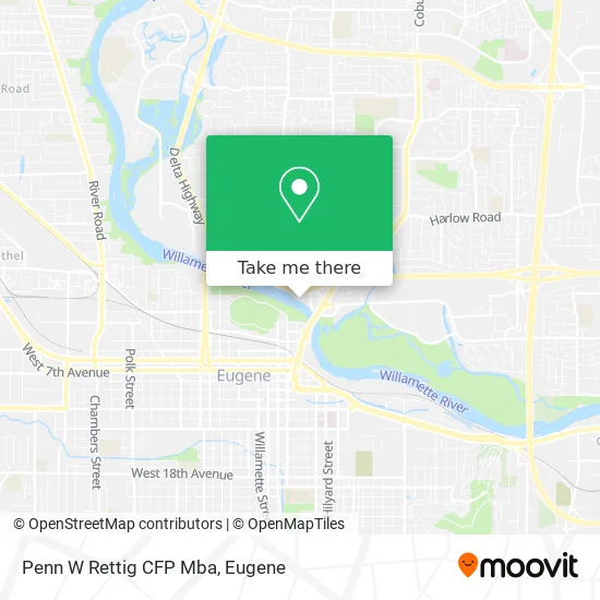 Mapa de Penn W Rettig CFP Mba