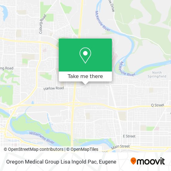 Oregon Medical Group Lisa Ingold Pac map