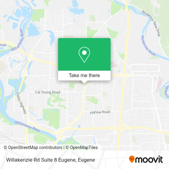 Willakenzie Rd Suite 8 Eugene map