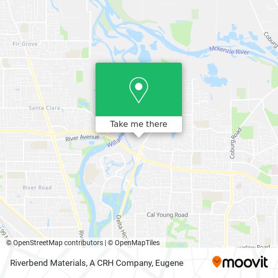 Riverbend Materials, A CRH Company map