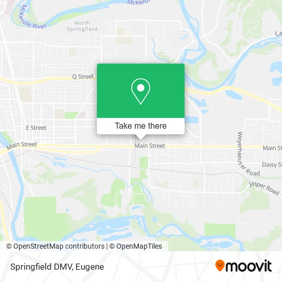 Mapa de Springfield DMV