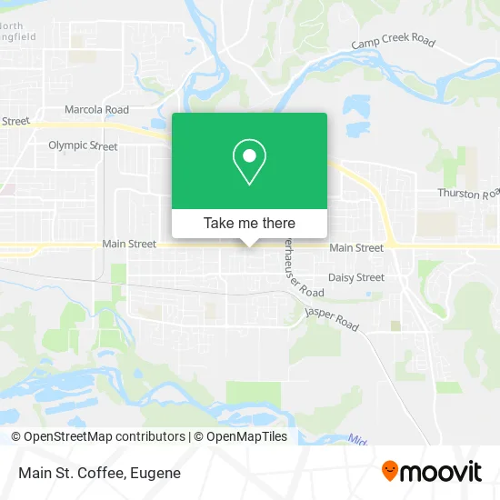 Main St. Coffee map