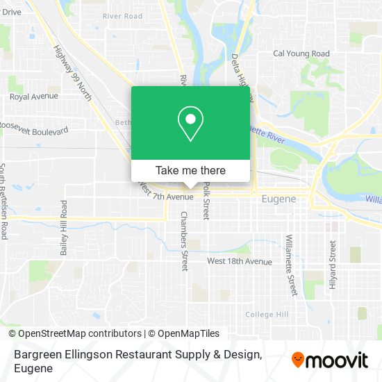 Bargreen Ellingson Restaurant Supply & Design map