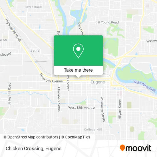 Chicken Crossing map