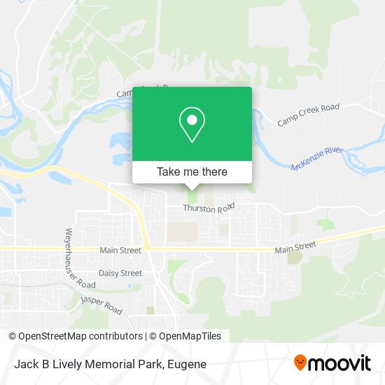 Jack B Lively Memorial Park map