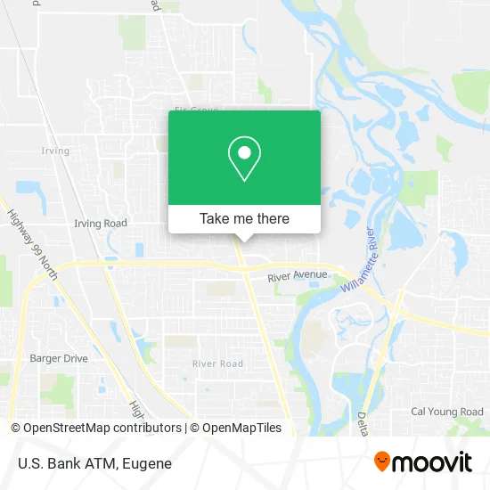 U.S. Bank ATM map