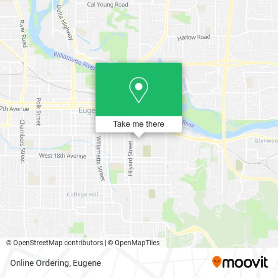 Online Ordering map