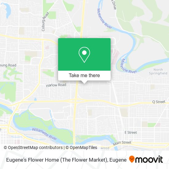 Mapa de Eugene's Flower Home (The Flower Market)