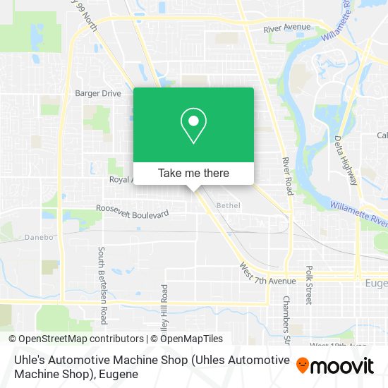 Uhle's Automotive Machine Shop (Uhles Automotive Machine Shop) map