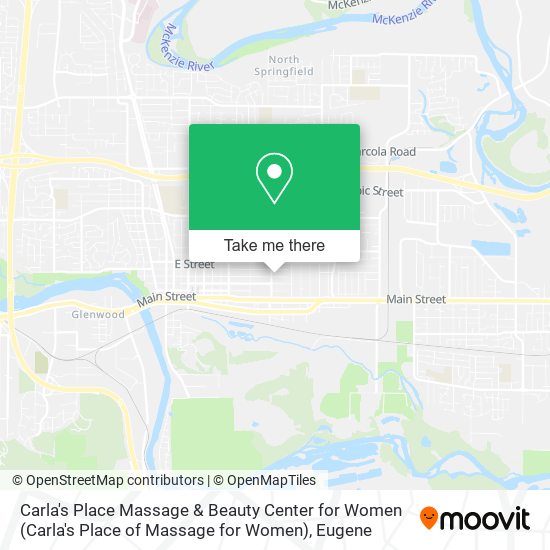 Carla's Place Massage & Beauty Center for Women map