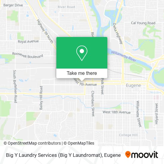 Mapa de Big Y Laundry Services (Big Y Laundromat)