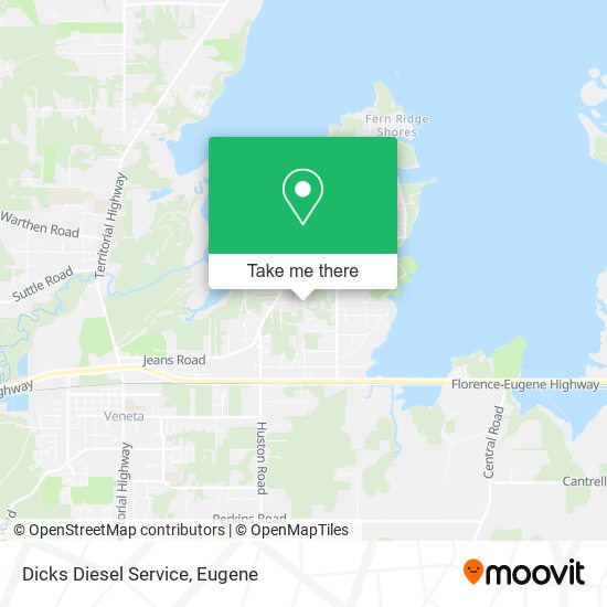 Dicks Diesel Service map