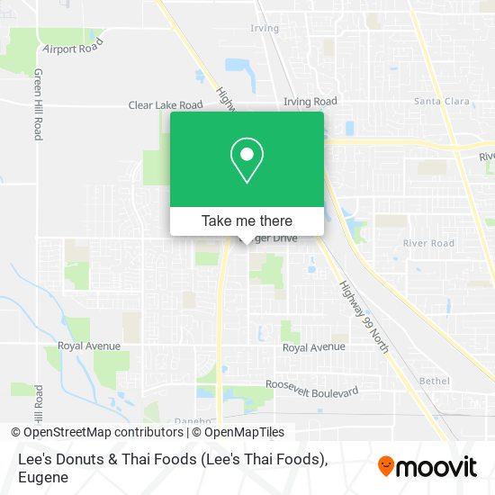 Lee's Donuts & Thai Foods map