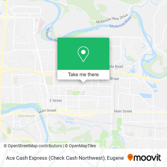 Ace Cash Express (Check Cash Northwest) map