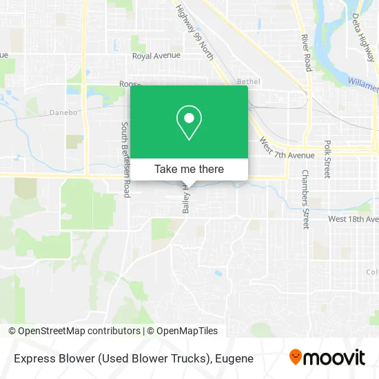 Mapa de Express Blower (Used Blower Trucks)