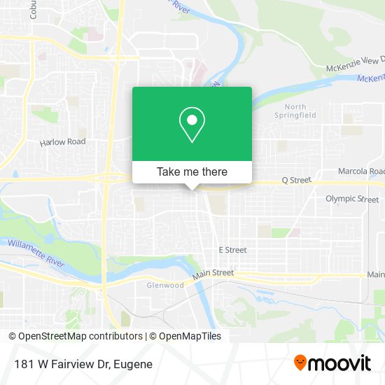 181 W Fairview Dr map